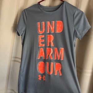 short sleeve children’s under armour tee